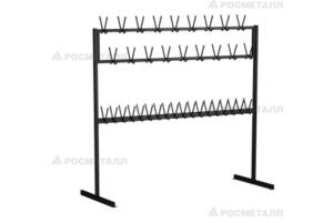 Вешалка напольная двухъярусная на 36 мест по цене 10729 руб.