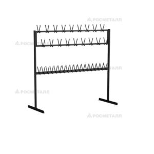 Вешалка напольная двухъярусная на 36 мест по цене 10729 руб.