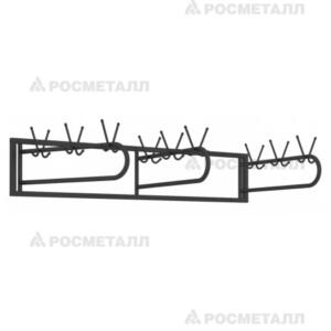 Вешалка настенная 18 крючков по цене 5160 руб.